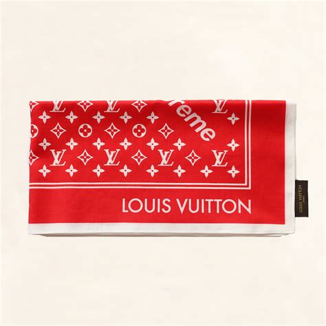 louis vuitton supreme bandana